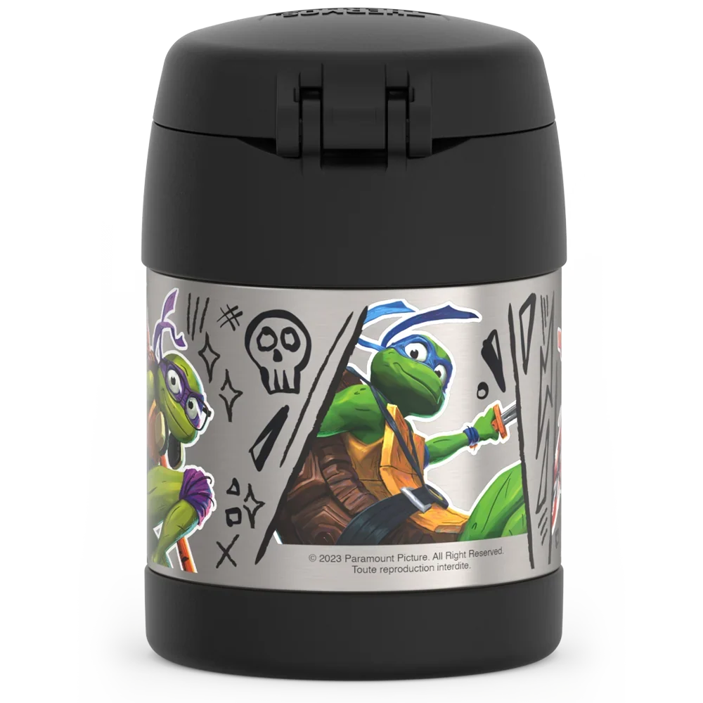 Teenage Mutant Ninja Turtles Bundle - Soft Lunch Box, 12oz FUNtainer® Water Bottle & 10oz FUNtainer® Food Jar