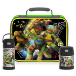 Teenage Mutant Ninja Turtles Bundle - Soft Lunch Box, 12oz FUNtainer® Water Bottle & 10oz FUNtainer® Food Jar