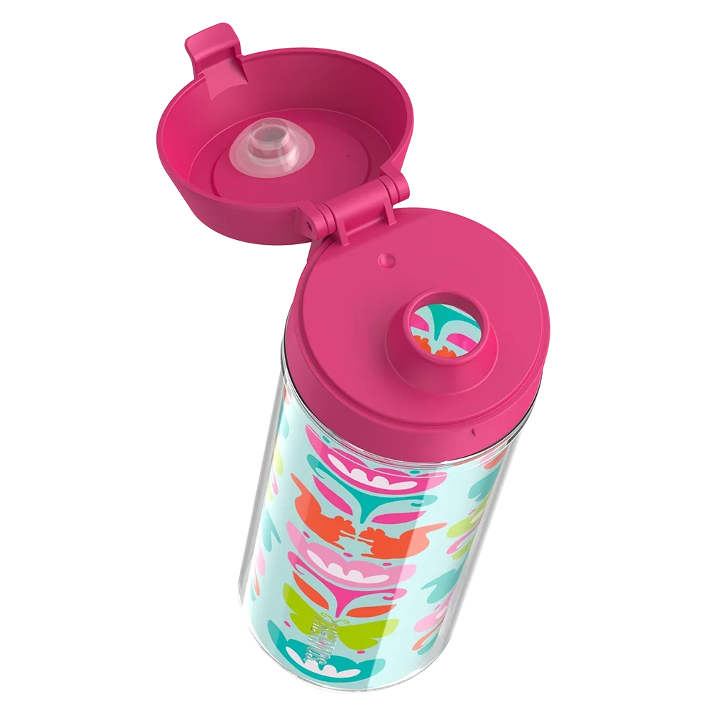 18oz Double Wall Water Bottle Squirrel Rows