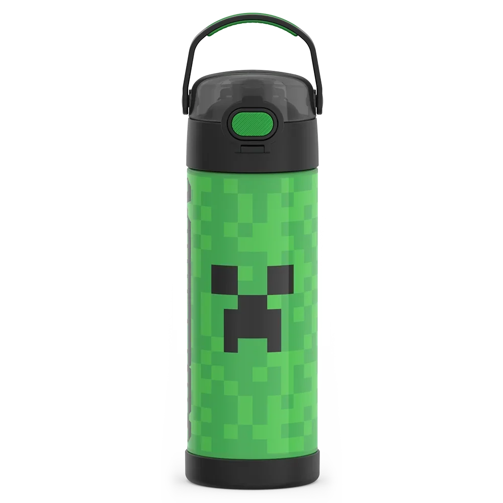 16oz FUNtainer® Water Bottle Minecraft