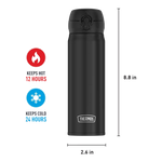 16oz Stainless Steel Direct Drink Bottle