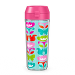 18oz Double Wall Water Bottle Squirrel Rows