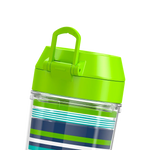 18oz Double Wall Water Bottle Navy Stripes