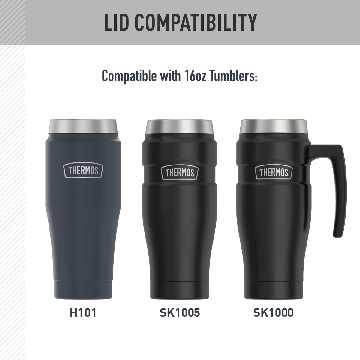 16oz Stainless King™ Mug + Tumbler - Replacement Lid