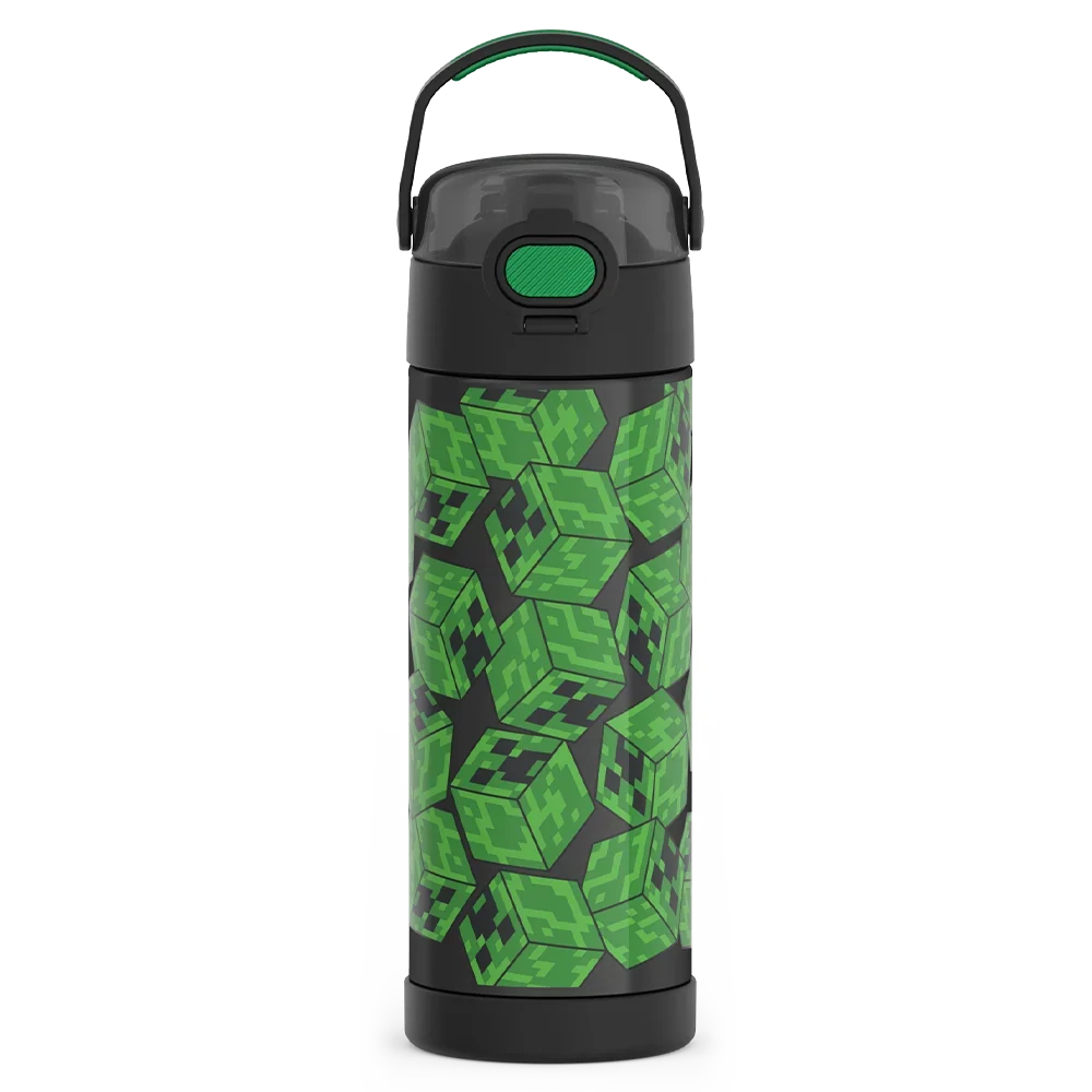 16oz FUNtainer® Water Bottle Minecraft