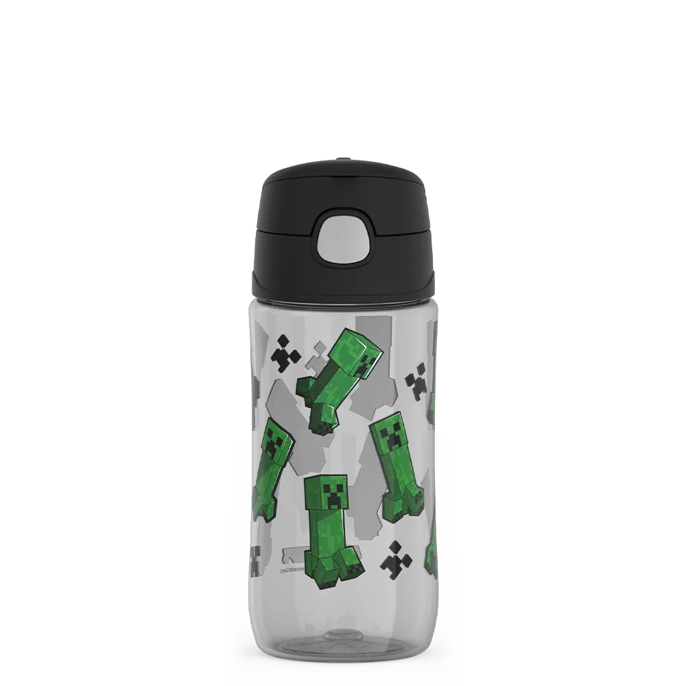 16oz Thermos® Kids Water Bottle With Spout Lid Minecraft