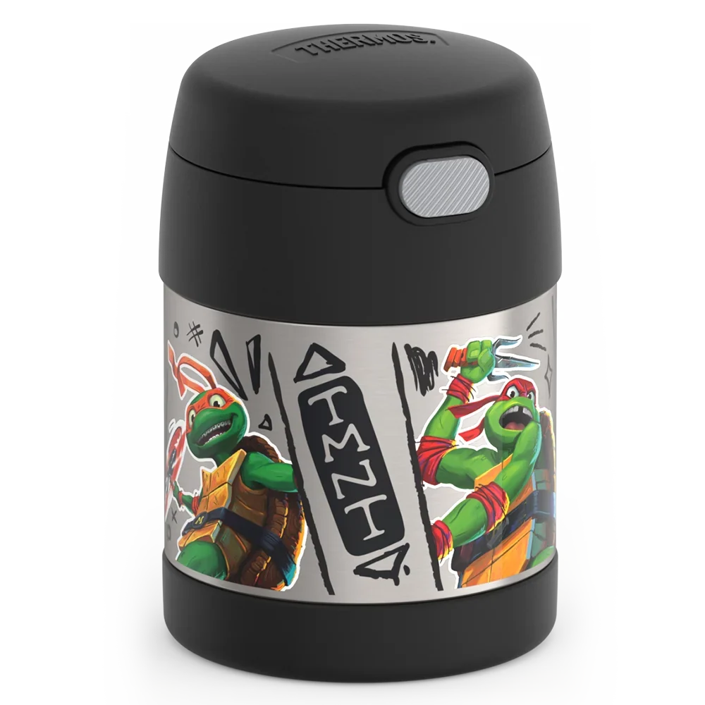 Teenage Mutant Ninja Turtles Bundle - Soft Lunch Box, 12oz FUNtainer® Water Bottle & 10oz FUNtainer® Food Jar