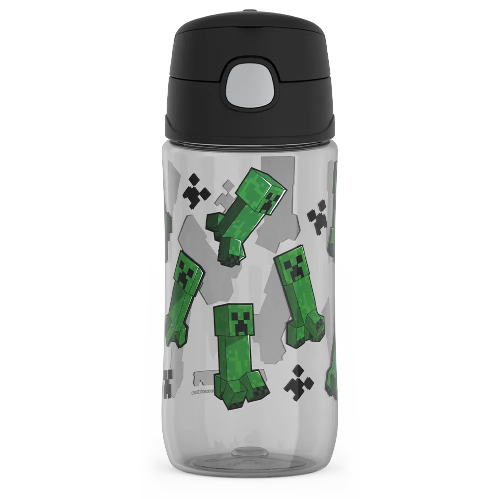 16oz Thermos® Kids Water Bottle With Spout Lid Minecraft