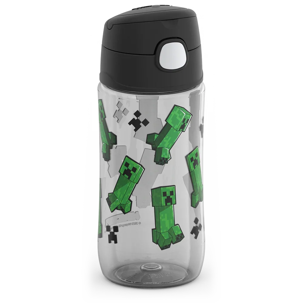 16oz Thermos® Kids Water Bottle With Spout Lid Minecraft