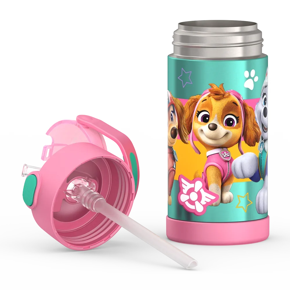 Paw Patrol Skye Bundle - Soft Lunch Box, 12oz FUNtainer® Water Bottle, 10oz FUNtainer® Food Jar & Hard Ice