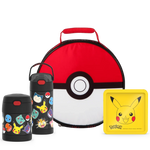 Pokémon Bundle - Novelty Lunch Box, 12oz FUNtainer® Water Bottle, 10oz FUNtainer® Food Jar & Hard Ice