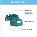 FUNtainer® Water Bottle - Replacement Spout Lid