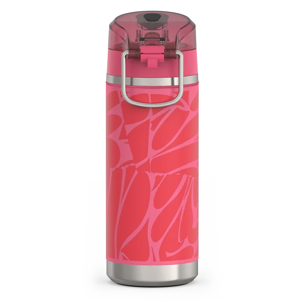 18oz Icon™ Kids Water Bottle With Spout Lid - Abstract Petals