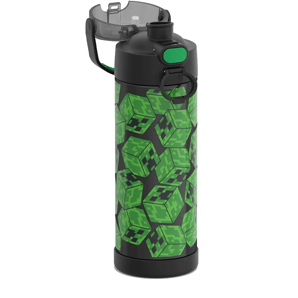 16oz FUNtainer® Water Bottle Minecraft