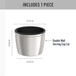40oz Stainless King™ Beverage Bottle - Replacement Serving Cup Lid