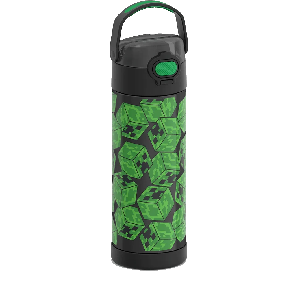 16oz FUNtainer® Water Bottle Minecraft