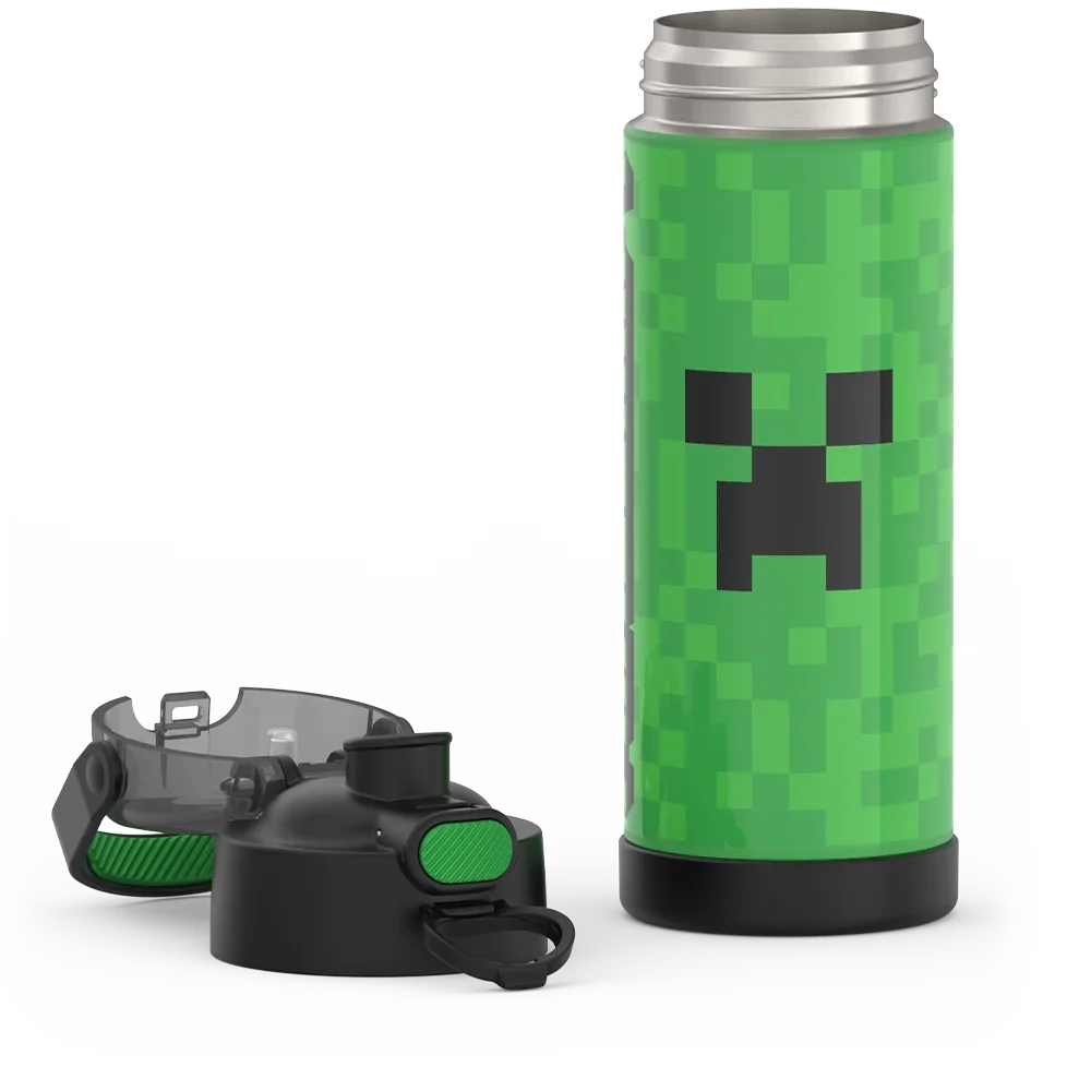 16oz FUNtainer® Water Bottle Minecraft