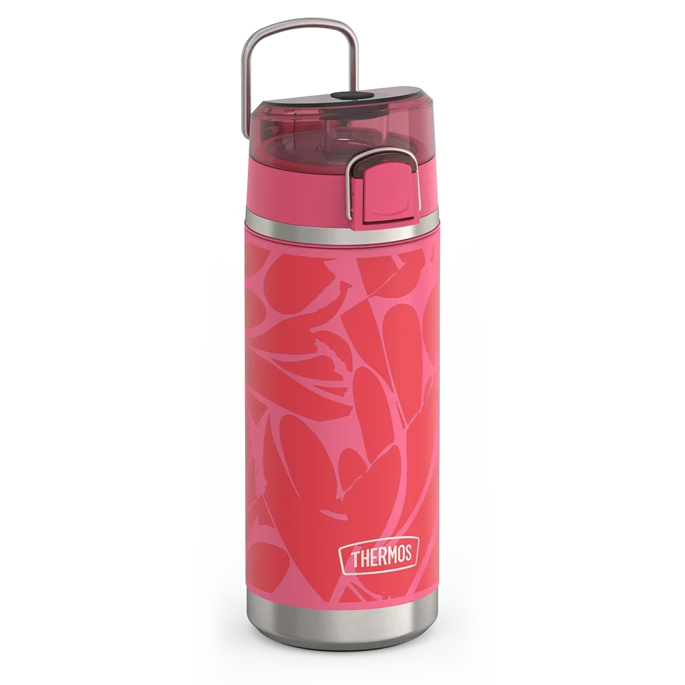 18oz Icon™ Kids Water Bottle With Spout Lid - Abstract Petals