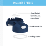 FUNtainer® Water Bottle - Replacement Spout Lid