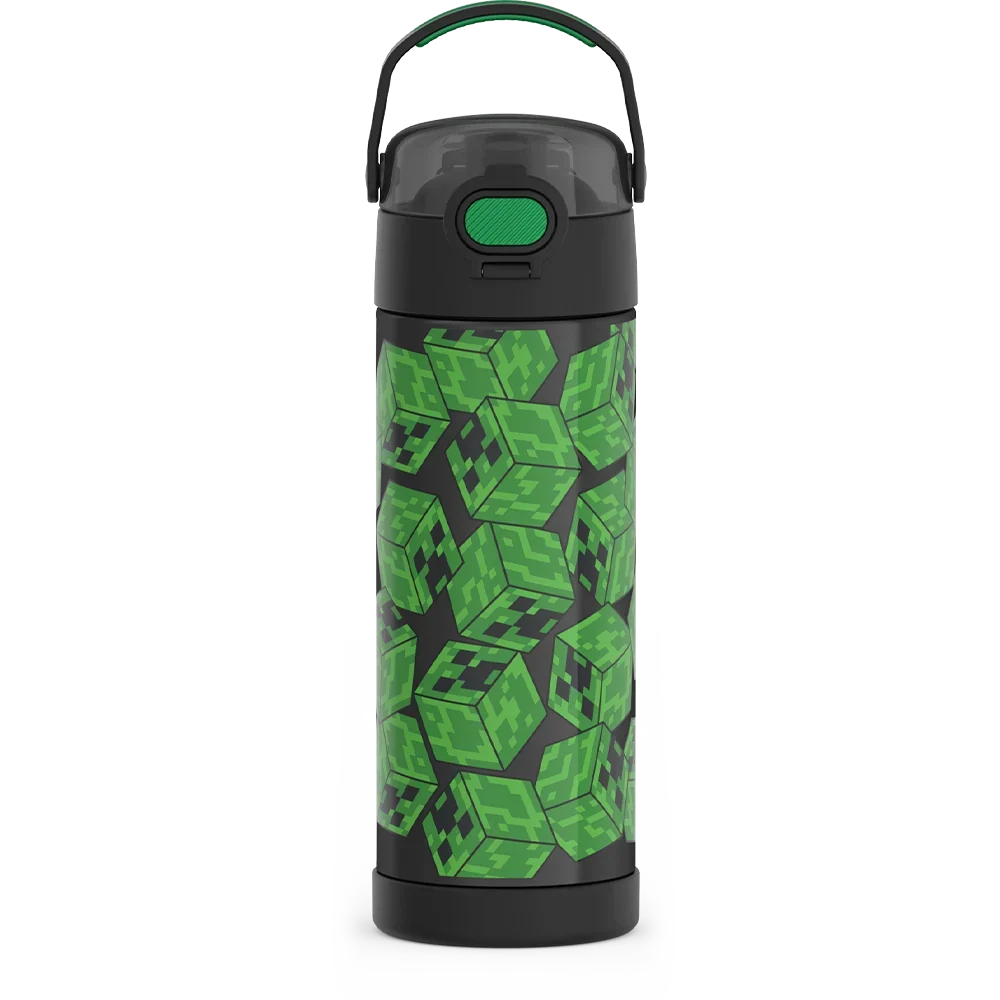 16oz FUNtainer® Water Bottle Minecraft
