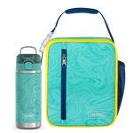 Teal Marble Upright & 18oz Icon™ Kids Water Bottle Bundle