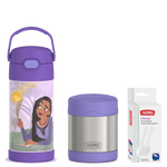12oz Disney's Wish FUNtainer® Water Bottle & 10oz Food Jar Bundle