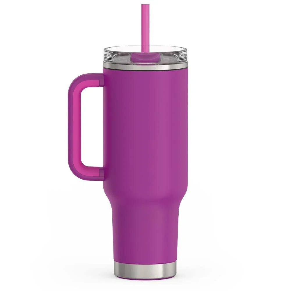 40oz Cup Holder Mug Bundle - Crimson & Plum