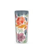 24oz Double Wall Tumbler Watercolor Floral