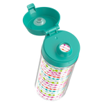 18oz Double Wall Water Bottle Multi Colored Rows