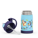 10oz FUNtainer® Water Bottle Bluey with Straw