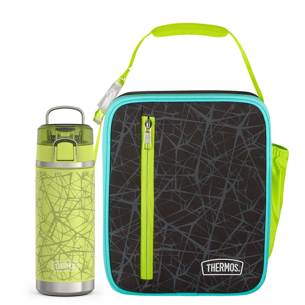 Sport Web Upright & 18oz Icon™ Kids Water Bottle Bundle