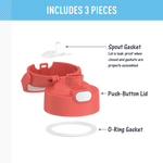 FUNtainer® Water Bottle - Replacement Spout Lid