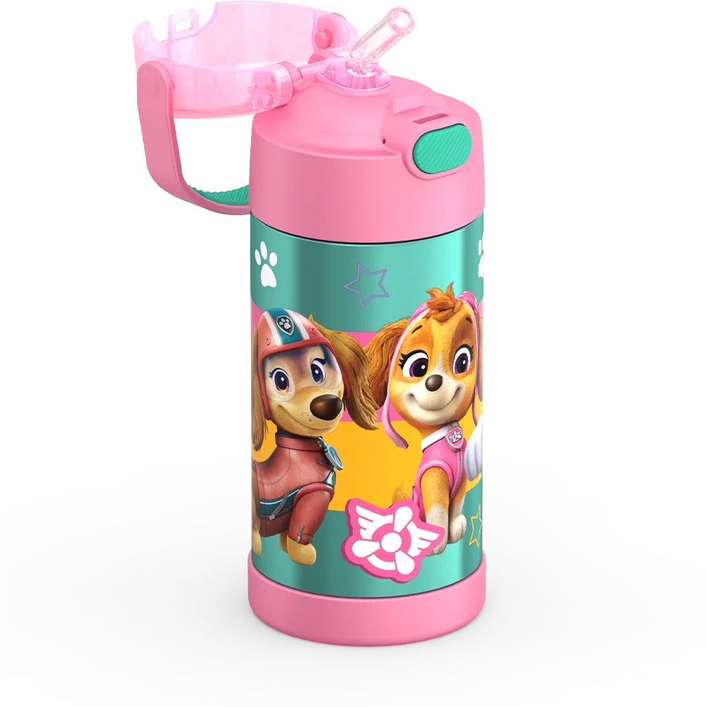 Paw Patrol Skye Bundle - Soft Lunch Box, 12oz FUNtainer® Water Bottle, 10oz FUNtainer® Food Jar & Hard Ice