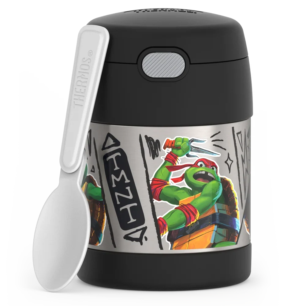 Teenage Mutant Ninja Turtles Bundle - Soft Lunch Box, 12oz FUNtainer® Water Bottle & 10oz FUNtainer® Food Jar