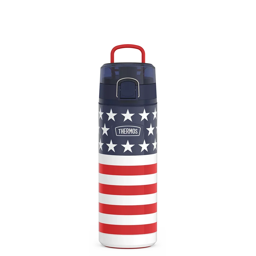 24oz Icon™ Water Bottle with Spout - American Flag